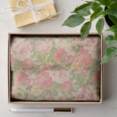 Vintages Blumen Seidenpapier (Geschenk)