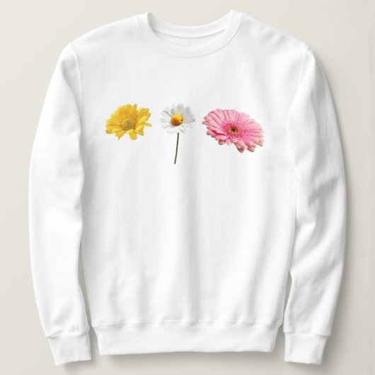 Vintages Blumen-Sweatshirt Sweatshirt (Design vorne)