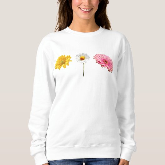 Vintages Blumen-Sweatshirt Sweatshirt (Vorderseite)