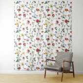 Vintages Blumenband - Hintergrund der Blume Wandteppich (Beispiel)