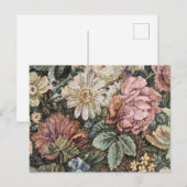Vintages Blumenband Postkarte (Vorne/Hinten)