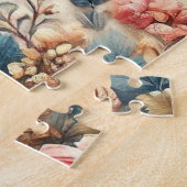 Vintages Blumenband Puzzle (Seite)