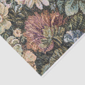 Vintages Blumenband Seidenpapier (Ausschnitt)
