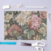 Vintages Blumenband Seidenpapier (Handwerk)
