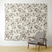 Vintages Blumenband Wandteppich (Beispiel (Horizontal))