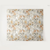 Vintages Blumenband Wandteppich (Vorderseite (Horizontal))