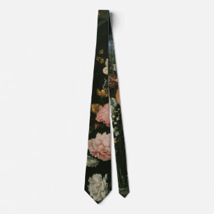 Vintages Blumenbarock, Vase der Blume in einer Nis Krawatte