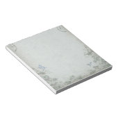 Vintages Blumenblau Notizblock (angewinkelt)