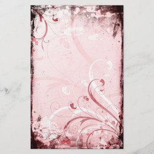 Vintages Blumenbriefpapier Briefpapier