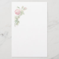 Vintages Blumenbriefpapier
