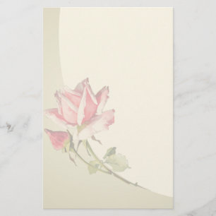 Vintages Blumenbriefpapier Briefpapier