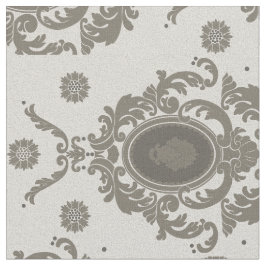 Vintages Blumendamast-Muster-Gewebe Stoff