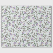 Vintages Blumendekorationspapier Geschenkpapier (Flach)