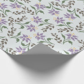 Vintages Blumendekorationspapier Geschenkpapier (Ecke)