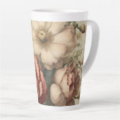 Vintages Blumendesign Milchtasse (Rechte Ecke)