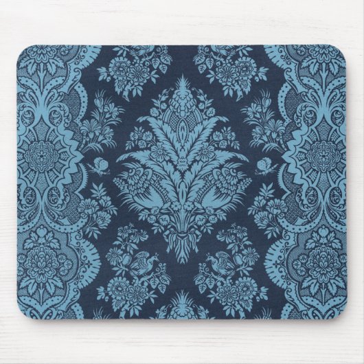 Vintages Blumendesign - Mousepad (Vorne)