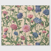 Vintages Blumengartenpapier Geschenkpapier (Flach)