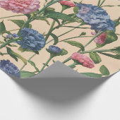 Vintages Blumengartenpapier Geschenkpapier (Ecke)