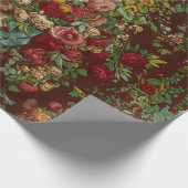 Vintages Blumengeschenkpapier Geschenkpapier (Ecke)