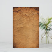 Vintages Blumengeschirr Briefpapier (Stehend Vorderseite)