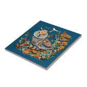 Vintages, blumengeschmücktes Design Fliese (Seite)