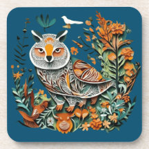 Vintages, blumengeschmücktes Design