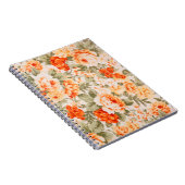 Vintages Blumengewebe Notizblock (Rechte Seite)