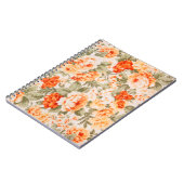 Vintages Blumengewebe Notizblock (Linke Seite)