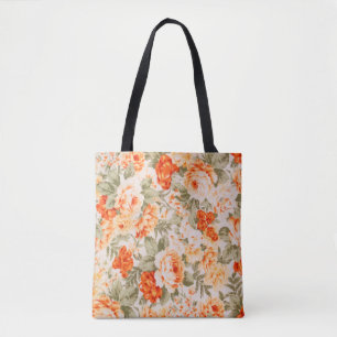 Vintages Blumengewebe Tasche