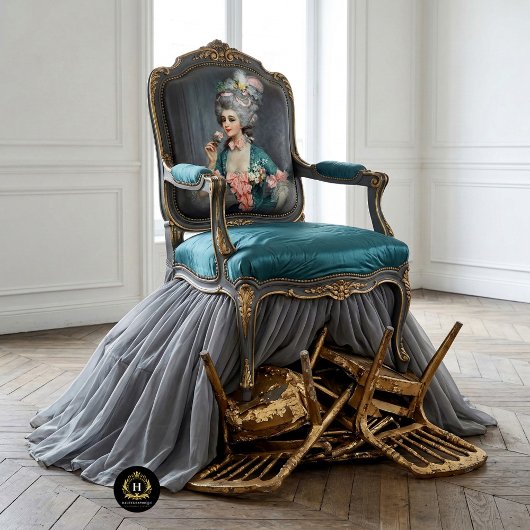 Vintages Blumenhaarpapier Seidenpapier