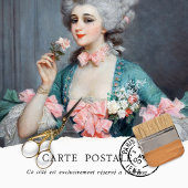 Vintages Blumenhaarpapier Seidenpapier