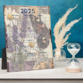 Vintages BlumenJunk-Journal 2025 Fotoplatte (Seite)