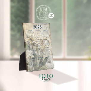 Vintages BlumenJunk-Journal 2025 Fotoplatte