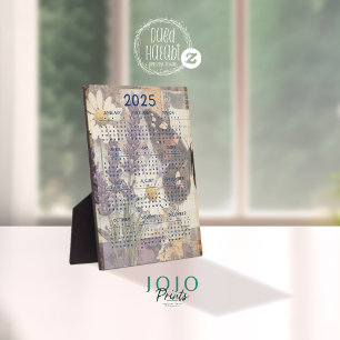 Vintages BlumenJunk-Journal 2025 Fotoplatte