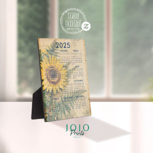 Vintages BlumenJunk-Journal 2025 Fotoplatte