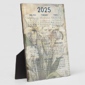 Vintages BlumenJunk-Journal 2025 Fotoplatte (Seite)