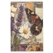Vintages BlumenJunk-Journal 2025 Kalender (Titelbild)