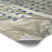 Vintages BlumenJunk-Journal 2025 Poster (Ecke)