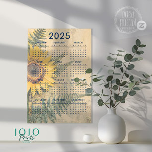 Vintages BlumenJunk-Journal 2025 Poster