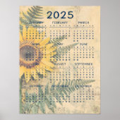 Vintages BlumenJunk-Journal 2025 Poster (Vorne)