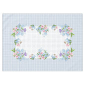 Vintages Blumenkohl, kariert und dots-Tischdecke 6 Tischdecke (Vorderseite (Horizontal))