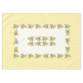 Vintages Blumenkohl, kariert und dots-Tischdecke 6 Tischdecke (Vorderseite (Horizontal))