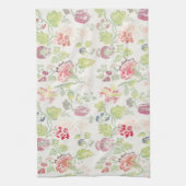 Vintages Blumenkreuz Stitch Blume Küche Geschirrtuch (Vertikal)