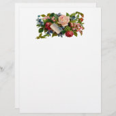 Vintages BlumenLetterhead (Vorne/Hinten)