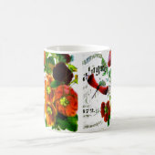 Vintages Blumenlogo Kaffeetasse (Mittel)