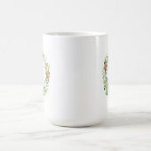 Vintages Blumenmonogramm hochzeitsucculent-| Kaffeetasse (Mittel)