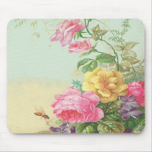 Vintages BlumenMousepad Mousepad
