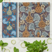 Vintages Blumenmuseum Geschirrtuch (Gefaltet)