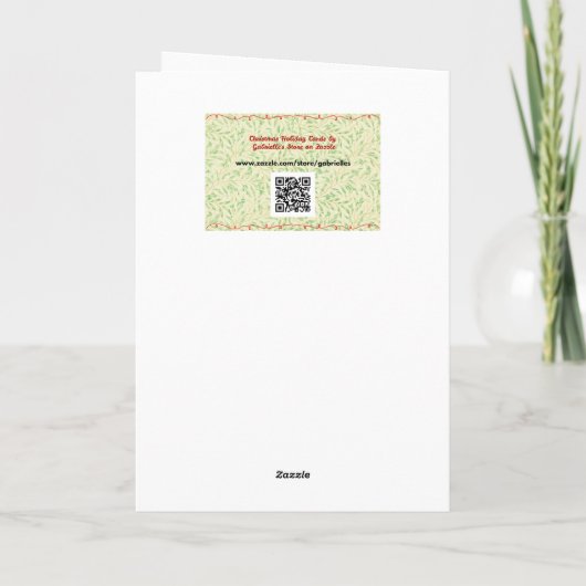 Vintages Blumenmuseum Karte (Rückseite)