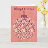 Vintages Blumenmuseum Karte (Gelbe Blume)